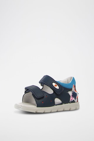 Sandali in pelle - Blu