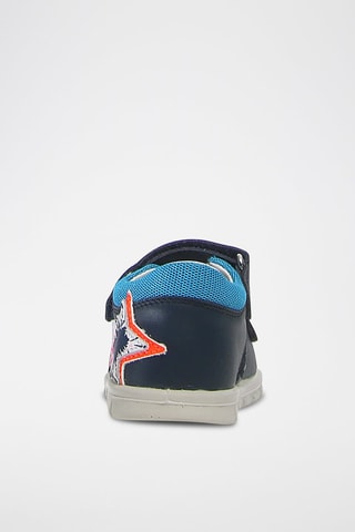 Sandali in pelle - Blu