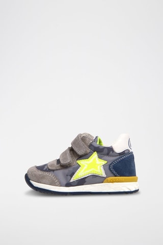 Sneakers alte in pelle - Grigio