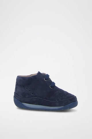 Sneakers alte in pelle - Blu