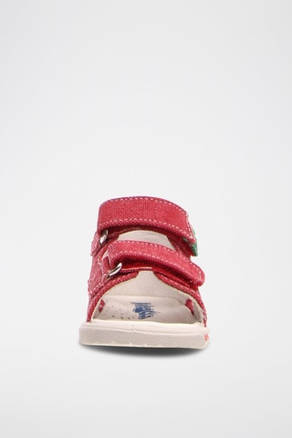Sandali in pelle Nemo - Bianco, rosso e verde