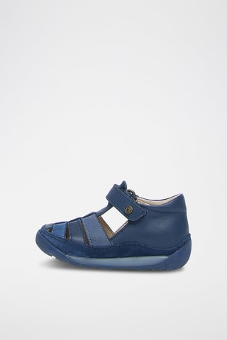 Sandali in pelle - Blu
