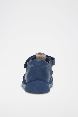 Sandali in pelle - Blu