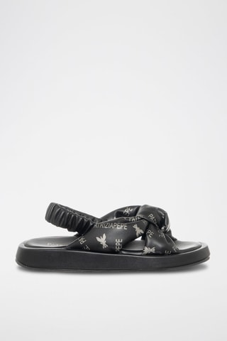 Sandali platform - Nero e grigio
