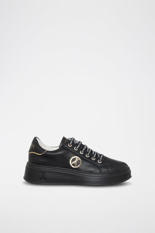 Sneakers in pelle - Nero