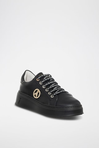 Sneakers in pelle - Nero