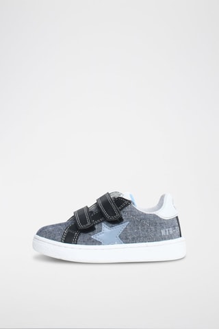 Sneakers Pinn - Bianco, nero e blu