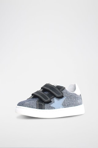 Sneakers Pinn - Bianco, nero e blu