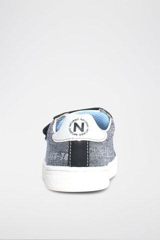 Sneakers Pinn - Bianco, nero e blu