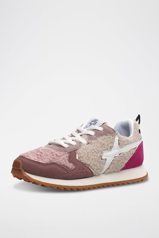 Sneakers in pelle scamosciata - Rosa