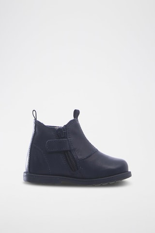Stivaletti Beatles in pelle - Blu