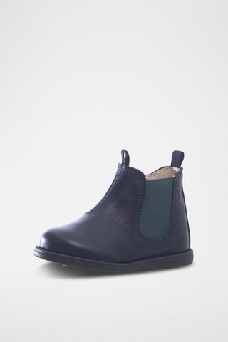 Stivaletti Beatles in pelle - Blu