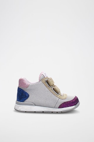 Sneakers in pelle - Argentato