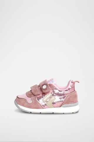 Sneakers in pelle Hack - Rosa e argentato