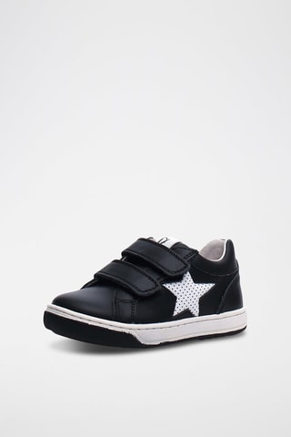 Sneakers in pelle - Nero e bianco