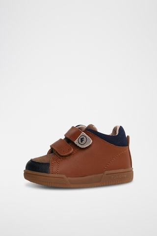 Sneakers in pelle - Marrone e nero