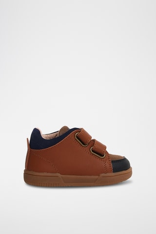 Sneakers in pelle - Marrone e nero