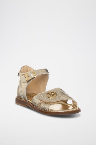 Sandali in pelle - Dorato