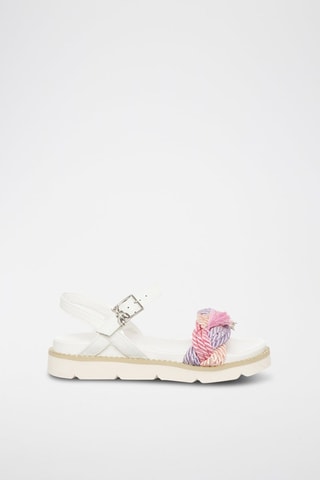 Sandali - Bianco, rosa e argentato
