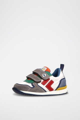 Sneakers in pelle - Bianco e grigio