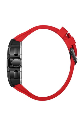 Reloj de cuarzo de aleación - Taquímetro - Rojo y negro