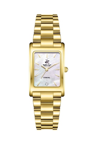 Reloj de cuarzo de metal - Dorado