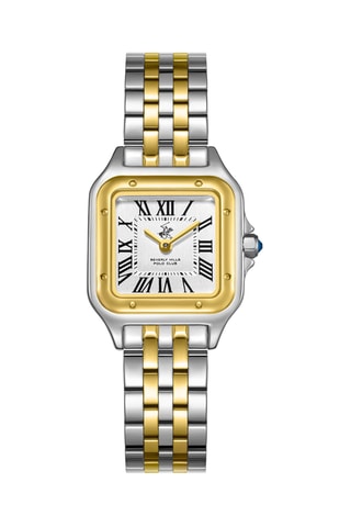 Reloj de cuarzo de acero - Plateado y dorado