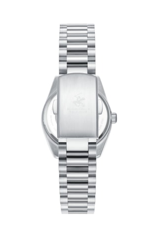 Reloj de cuarzo de acero - Plateado y rosa