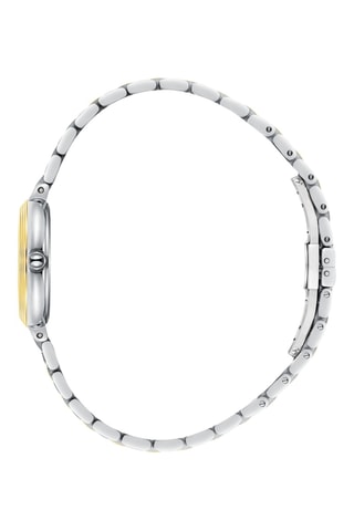Reloj de cuarzo de acero - Plateado y dorado