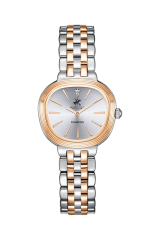 Reloj de cuarzo - Plateado y rosa dorado