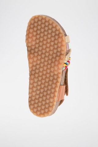 Sandali in pelle - Cammello