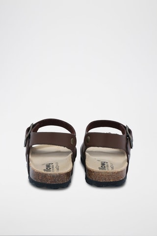 Sandali Rosso - Marrone scuro