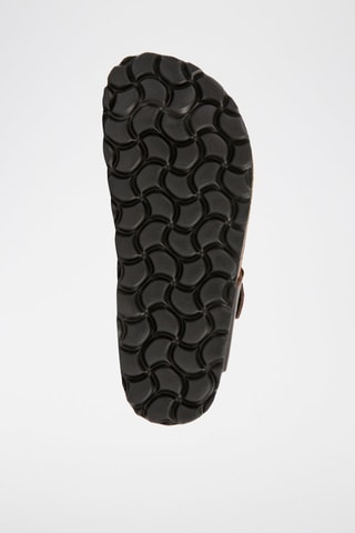 Sandali in pelle - Marrone 
