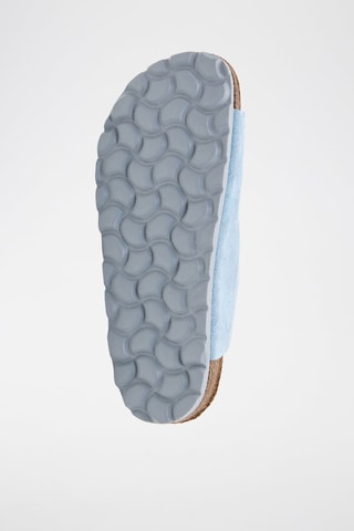 Ciabatte in pelle - Azzurro