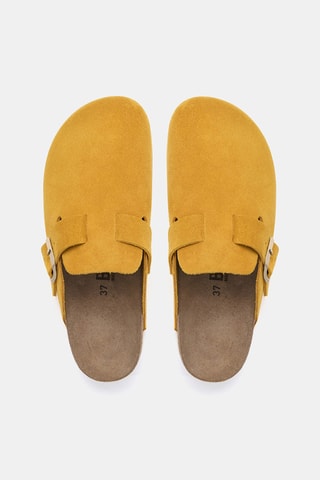 Sabot in pelle - Giallo