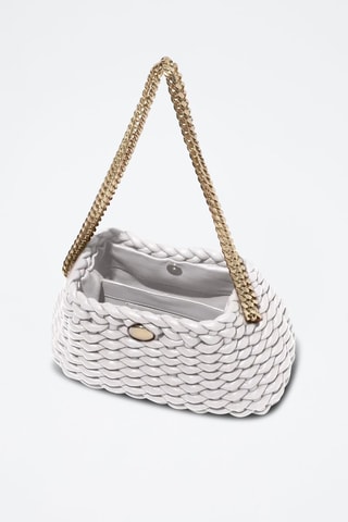 Leren Trendy Handtas - Wit