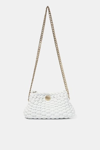 Leren Trendy Handtas - Wit