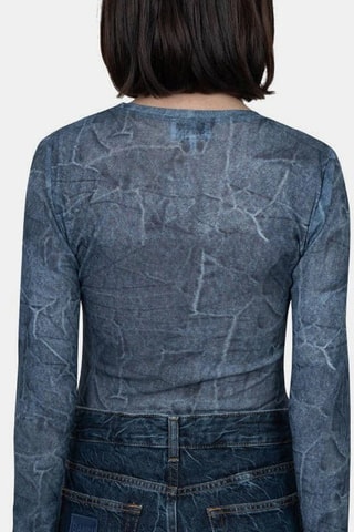 Top - Azul oscuro - Ganni