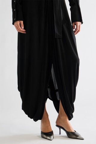 Blouse-jurk - Zwart
