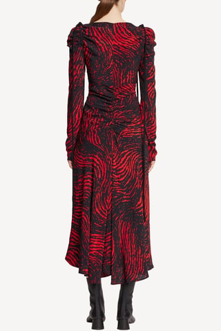 Midi-jurk - Rood