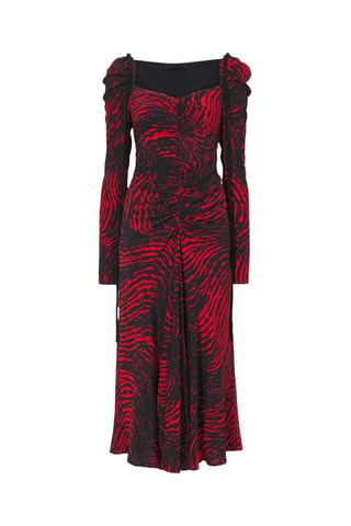 Midi-jurk - Rood