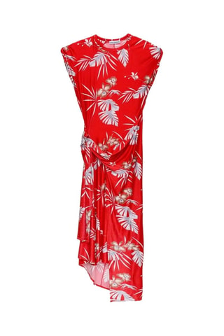 Asymmetrische Jurk - Rood