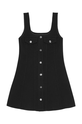 Blouse-jurk - Zwart - Ganni