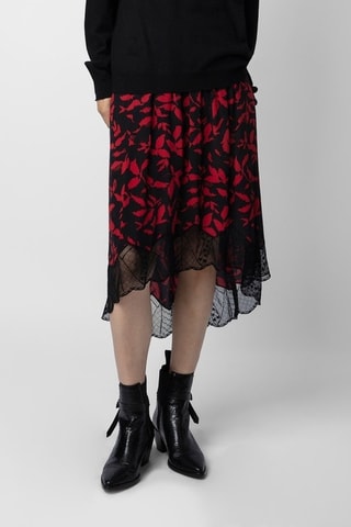 Asymmetrische Rok - Zwart