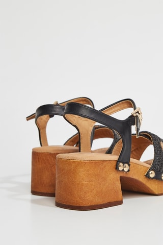 Sandali con tacco Lauretta - Nero