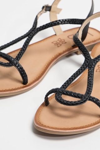 Sandales en cuir Beriza - Noir