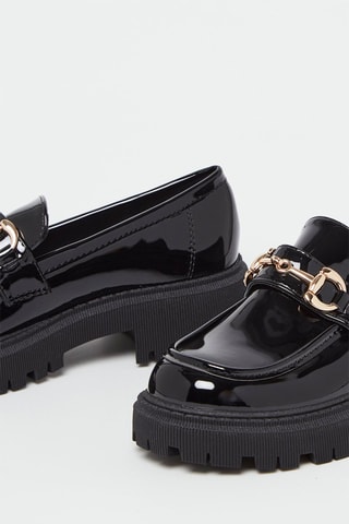 Mocassins vernis Gismonde - Noir