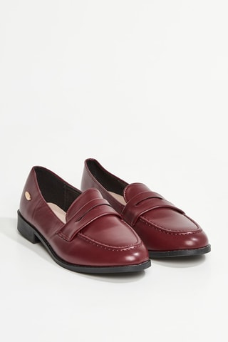 Mocassins vernis Joselita - Bordeaux