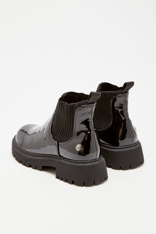 Bottines Chelsea vernies Gretchen Noir