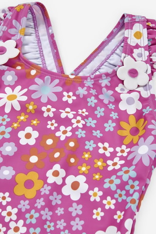 Costume intero - Fucsia - Arancione, viola e rosa